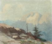 LATIMER Lorenzo Palmer 1857-1941,In the High Sierras Near Lake Tahoe, Ca,1916,Clars Auction Gallery 2019-10-12