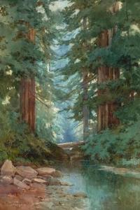LATIMER Lorenzo Palmer 1857-1941,Stream in the Redwoods,1902,Bonhams GB 2020-10-13
