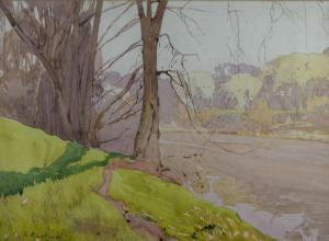 LATIMER Lorenzo Palmer 1857-1941,Untitled (Forest River),1921,Clars Auction Gallery US 2020-12-12