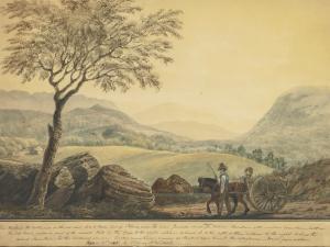 LATROBE Benjamin Henry,VIEW TOWARD THE NORTH WEST 4 TO 5 MILES EAST OF BL,1815,Sotheby's 2014-01-24