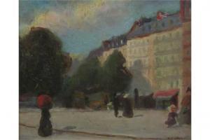 LATTER Ruth Cecil 1869-1949,Place de L'Observatoire Paris,1905,David Duggleby Limited GB 2015-09-14