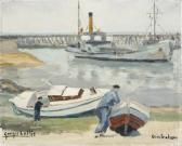 LATTES Georges 1907-1989,Boote am Strand,DAWO Auktionen DE 2011-09-21