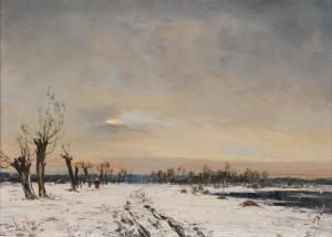 LATTKE Fritz 1895-1980,Winterlandschaft,Wendl DE 2020-10-22