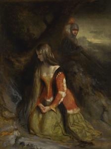 LAUDER Robert Scott,A LADY AND HER KNIGHT ERRANT, POSSIBLY A SCENE FRO,Sotheby's 2019-02-05