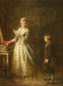 LAUDER Robert Scott 1803-1869,THE MUSIC LESSON,Sworders GB 2018-09-11