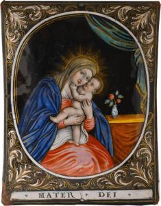 LAUDIN Jacques II 1665-1729,Vierge à l'Enfant au va,Gautier-Goxe-Belaisch, Enghien Hotel des ventes 2023-11-19