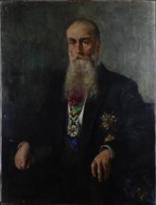 LAUDY Jean 1877-1956,Portrait de Léopold II,Monsantic BE 2024-02-18
