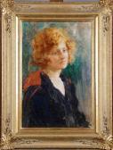 LAUDY Jean 1877-1956,Portrait de Nina,Galerie Moderne BE 2019-06-18