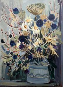 LAUFER Milia 1923-2008,Flower Vase,Montefiore IL 2021-06-15