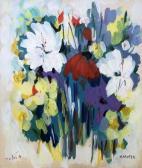 LAUFER Milia 1923-2008,Flowers,Montefiore IL 2021-04-20