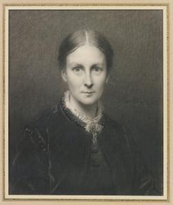 LAUGEE Désiré François 1823-1896,PORTRAIT OF A WOMAN,1872,Sotheby's GB 2015-12-05