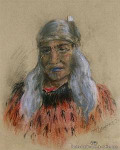 LAUGESON Carl 1900,Maori Princess,1952,International Art Centre NZ 2012-05-02