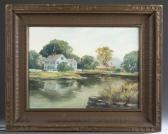 LAUGHLIN Thomas 1900-1900,Wickford, RI Scene,1953,Quinn & Farmer US 2018-09-15