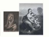LAUGIER Jean Nicolas 1785-1875,Hl. Mutter mit Kind und Schaf,1931,Geble DE 2022-03-26