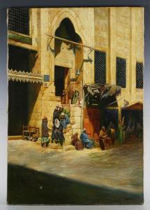 LAUNAY Charles 1800-1900,Orientalist Street Scene,Tooveys Auction GB 2023-01-18