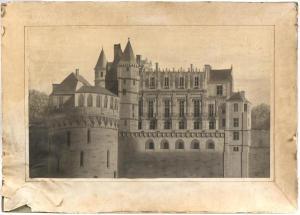 LAUNAY de E 1800-1800,Le Château d'Amboise,1877,Hotel des ventes Giraudeau FR 2020-07-18