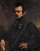 laure Jules 1806-1861,Portrait d'officier tenant L'Emi,1833,Artcurial | Briest - Poulain - F. Tajan 2012-11-07