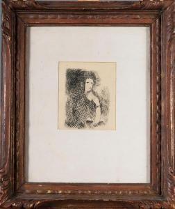 LAURENCIN Marie 1883-1956,Portrait de femme,Versailles Enchères FR 2019-04-06