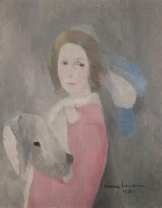 LAURENCIN Marie 1883-1956,Portrait de Jeanne Dubost, née Bénard,1922,De Maigret FR 2024-04-05