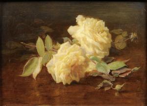 LAURENT Élie Joseph 1841-1926,Roses Blanches,Etienne de Baecque FR 2012-10-20