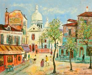 LAURENT Bruno Emile 1928,a view of Montmartre,John Nicholson GB 2022-02-09