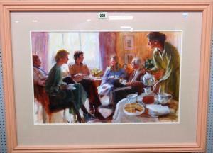 LAURENT Frederick 1922-1995,Teatime,Bellmans Fine Art Auctioneers GB 2019-09-07