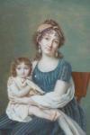 LAURENT Jean Antoine 1763-1832,« Jeune femme, enfant et colombe »,Giafferi FR 2010-10-11
