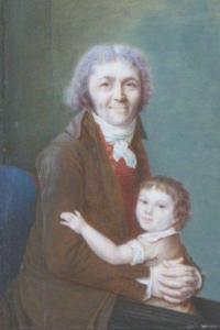 LAURENT Jean Antoine 1763-1832,« Portrait d'homme et son enfant »,Giafferi FR 2010-10-11