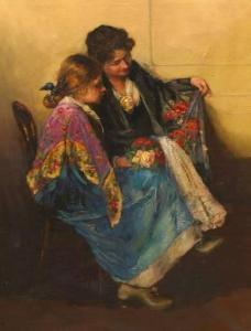 LAURENTI Cesare 1854-1936,The Flower Girls,Aspire Auction US 2022-09-08