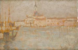 LAURENTI Cesare 1854-1936,View of San Giorgio Isola, Venice,Rosebery's GB 2021-05-26