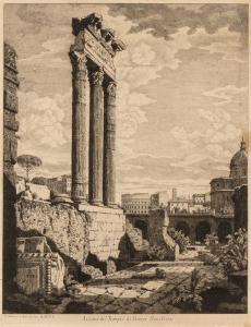 LAURENZI Laurenzio,Avanzi del tempio di Venere genitrice,1912,Bertolami Fine Arts 2024-02-20