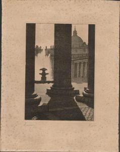 LAURENZI Laurenzio 1878-1946,Colonnata di San Pietro,Bertolami Fine Arts IT 2023-06-26