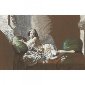 LAURET Emmanuel Joseph 1809-1882,LA BELLE ODALISQUE,Tajan FR 2023-10-24