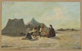 LAURET François 1820-1868,Desert Encampment,Skinner US 2012-07-14