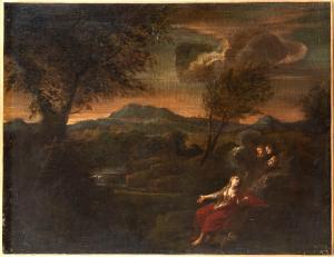 LAURI Filippo 1623-1694,Paesaggio con Maddalena,Finarte IT 2024-02-20