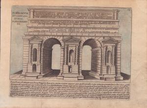 LAURO GIACOMO 1585-1612,Porta Nevia et LABICANA Hodie Porta Maggiore,Bertolami Fine Arts 2024-02-20