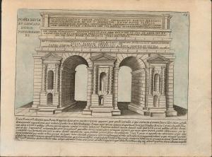 LAURO GIACOMO 1585-1612,Porta Nevia et LABICANA Hodie Porta Maggiore,Bertolami Fine Arts 2023-06-26