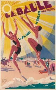 LAURO Maurice 1878,LA BAULE,1930,Swann Galleries US 2017-08-02