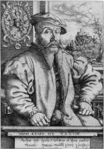 LAUTENSACK Hans Sebald 1524-1563,Bildnis Georg Roggenbach,1554,Galerie Bassenge DE 2020-06-03