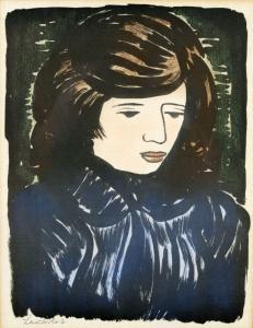 LAUTERBACH CARL 1906-1991,Young woman,Peter Karbstein DE 2021-03-13