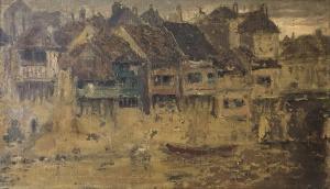 LAUTH Frederic 1865-1922,Maisons à Argenton,Art Valorem FR 2024-01-15
