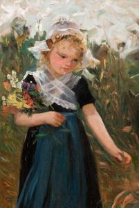 LAUYOT E 1900-1900,Portrait of a girl,Kaupp DE 2012-12-08