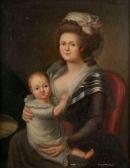 LAUZIER Adele 1800-1800,Portrait de Rosalie Bossange,1845,Brissoneau FR 2018-07-04