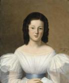 LAUZIER Adele 1800-1800,Portrait of a girl,1833,Christie's GB 2004-08-04
