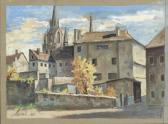 LAVAL Karl 1901-1991,Blick auf das "Mühleck" St. Ingbert,DAWO Auktionen DE 2011-09-21