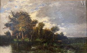 LAVALLEY Jonas Joseph 1858-1930,Paysage,Millon & Associés FR 2022-06-17