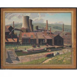 LAVER John Holmes 1880-1950,Cooling Towers,1939,Treadway US 2011-12-04
