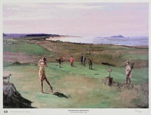 LAVERY John 1856-1941,The Golf Course, North Berwick,Morgan O'Driscoll IE 2024-01-08