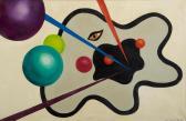 LAVEY ANTON SZANDOR 1930-1997,Untitled abstract,1970,Bonhams GB 2017-12-06