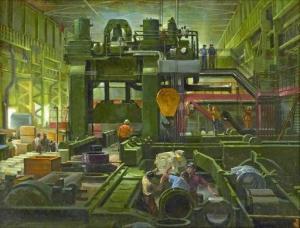LAVIN ROBERT 1919-1997,Heavy Industry,1960,Swann Galleries US 2020-07-16